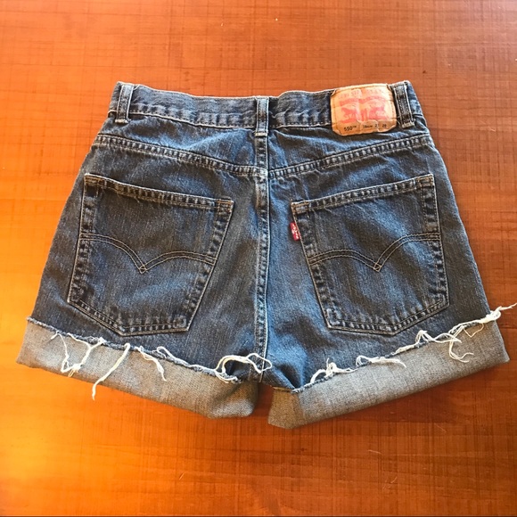 Levi's Pants - High Waist Levi Denim Shorts